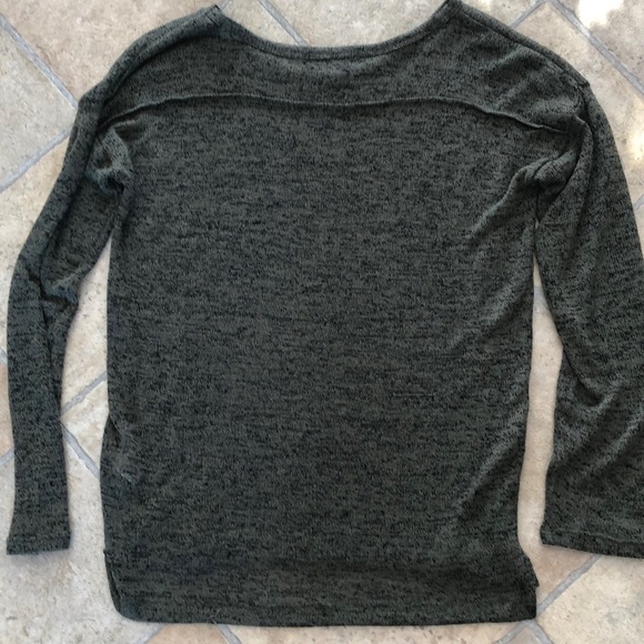 3/$25 - M&S Collection khaki green/black top - Picture 9 of 12